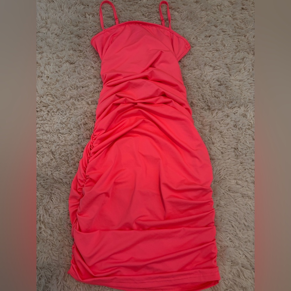 Elegant Coral Dress